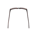 Flower Women's Square Eyeglasses, FLR6005, Lauren, Brown, 52-16-135, with Case