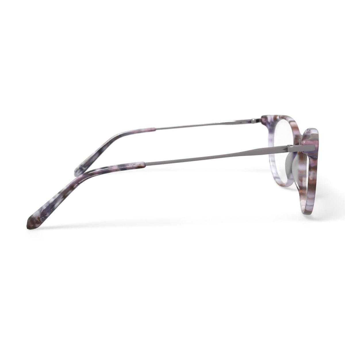 Flower Women's FLR6048 Prescription Eyeglasses with Case, Pink/Brown