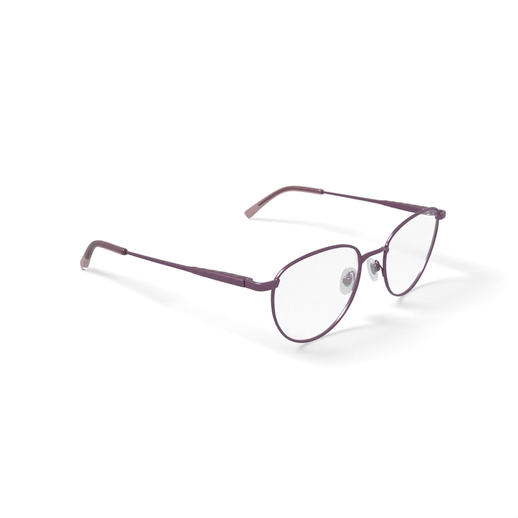 Women's FM19031 Oval Prescription Eyeglasses with Case, Pink