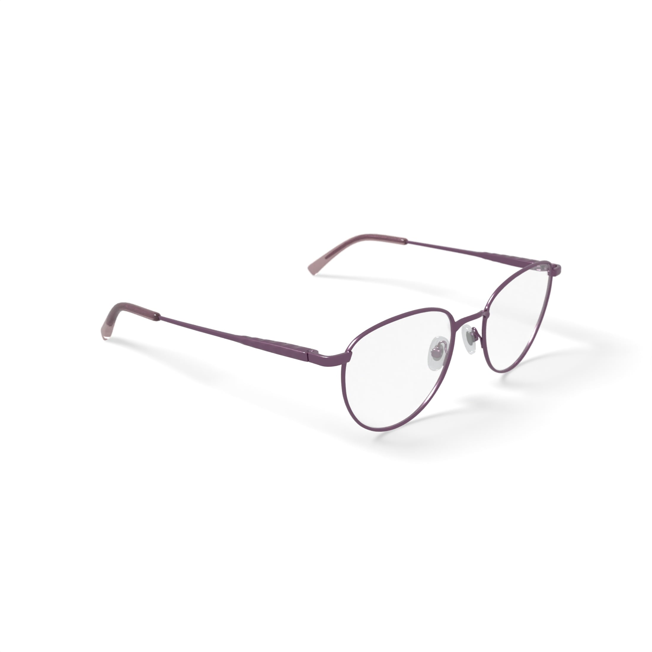 Women's FM19031 Oval Prescription Eyeglasses with Case, Pink