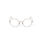 Women's DK1003 Prescription Eyeglasses with Case, Rose Gold