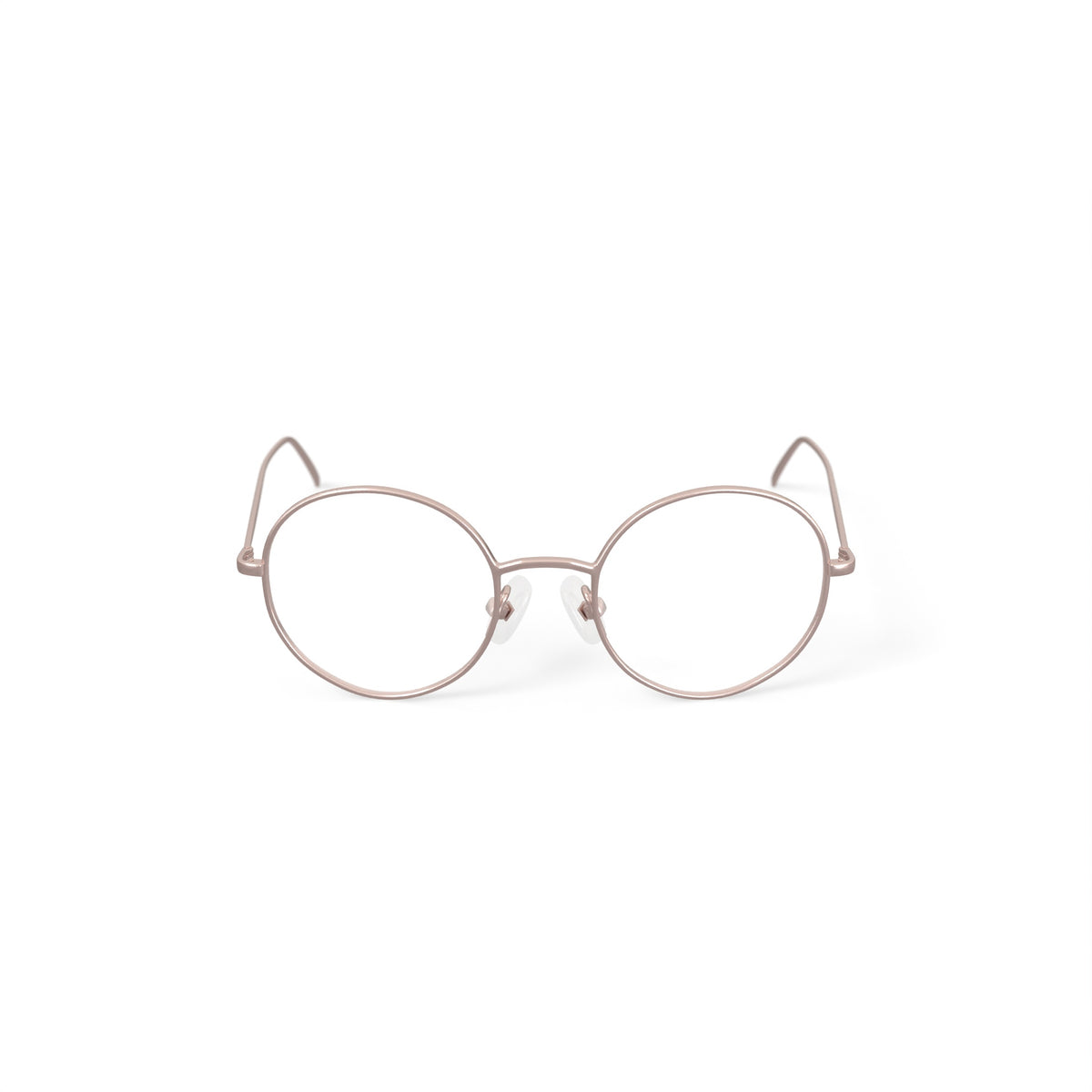 Women's DK1003 Prescription Eyeglasses with Case, Rose Gold