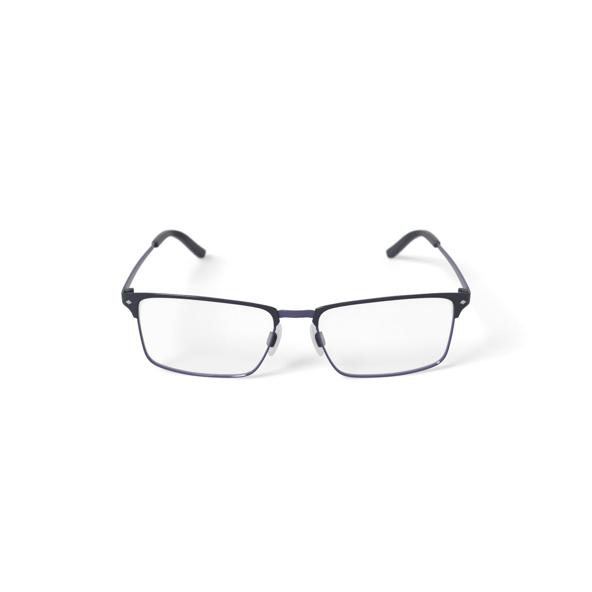 TiFlex Men's T1717 Browline Prescription Eyeglasses with Case, Matte Black