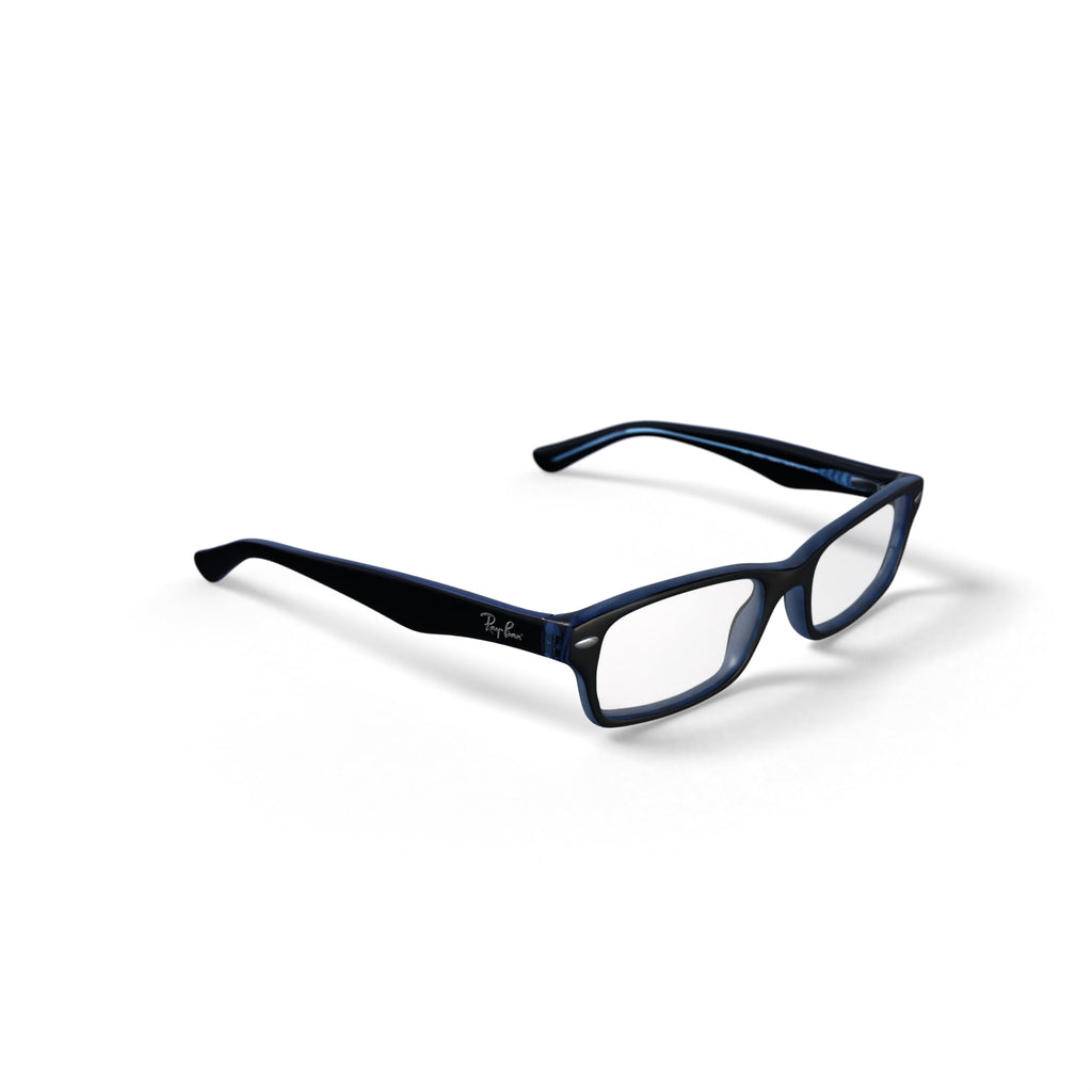  Youth Size 48 0RY1530 Prescription Eyeglasses with Case, Blue on Blue Fluo/Demo Lens