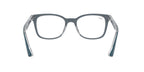  Women's Size 53 Phantos Butterfly RB5285 Optics Prescription Eyeglasses with Case, Turquoise On Transparent/Demo Lens