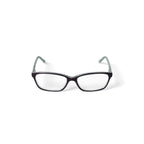 Women's HC16 Square Prescription Eyeglasses with Case, Brown