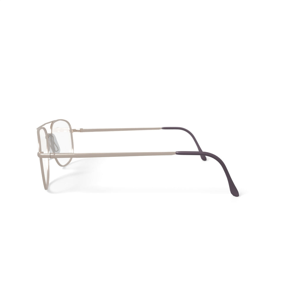 Men's ST178 Square Prescription Eyeglasses with Case, Gold