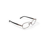 Women's Mia Rectangular Prescription Eyeglasses with Case, Rose/Tort
