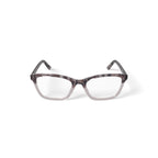 Women's HC207 Cat Eye Prescription Eyeglasses with Case, Brown Tortoise Gradient