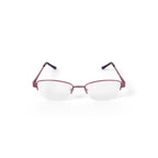 Visage Womens E203 Rectangular Prescription Eyeglasses with Case, Purple