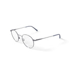 Men's MK10410 Round Prescription Eyeglasses with Case, Silver