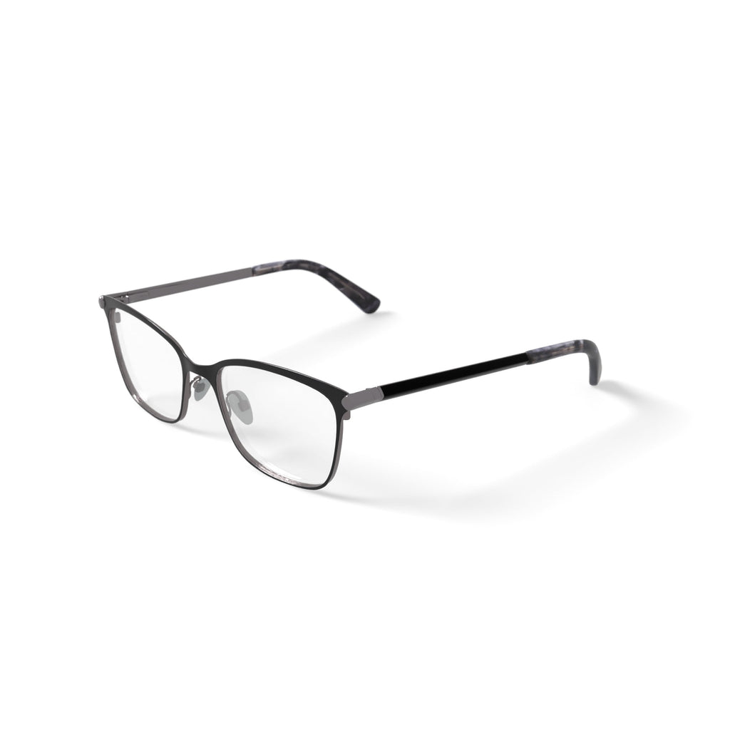 Women's NLO5012 Prescription Eyeglasses with Case, Black
