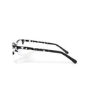 Women's Terra Square Prescription Eyeglasses with Case, Pink Tortoise Gradient