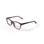 Women's Nora Square Prescription Eyeglasses with Case, Red/Pink