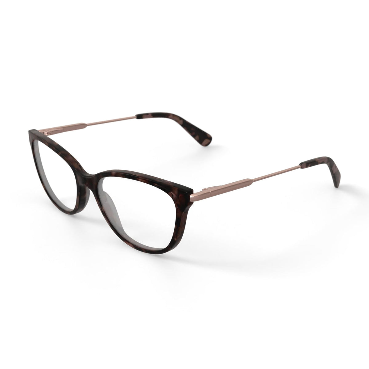 Kenneth Cole Women's KC0839-1 Square Prescription Eyeglasses with Case, Purple Tortoise