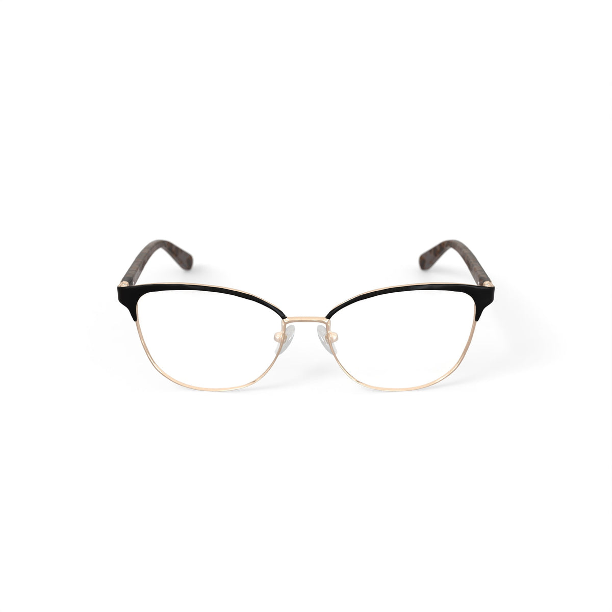 Kenneth Cole Women's KC0904-1 Browline Prescription Eyeglasses with Case, Black