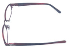 Womens Rectangle Red l Eyewear Frame J135 49mm