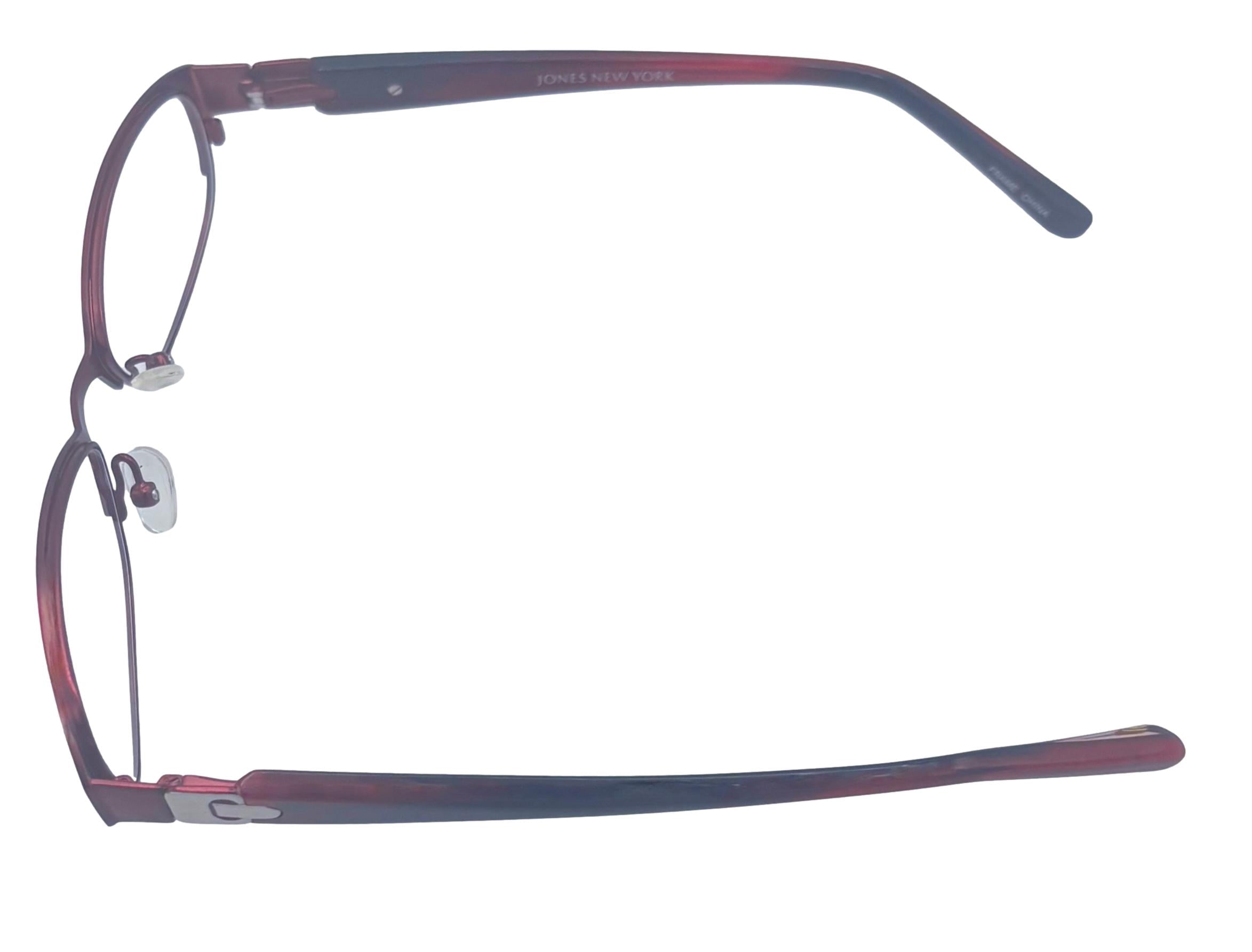 Womens Rectangle Red l Eyewear Frame J135 49mm