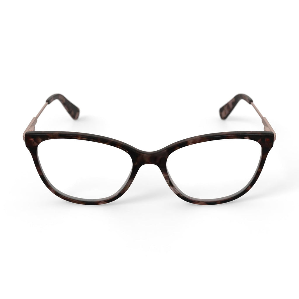 Kenneth Cole Women's KC0839-1 Square Prescription Eyeglasses with Case, Purple Tortoise