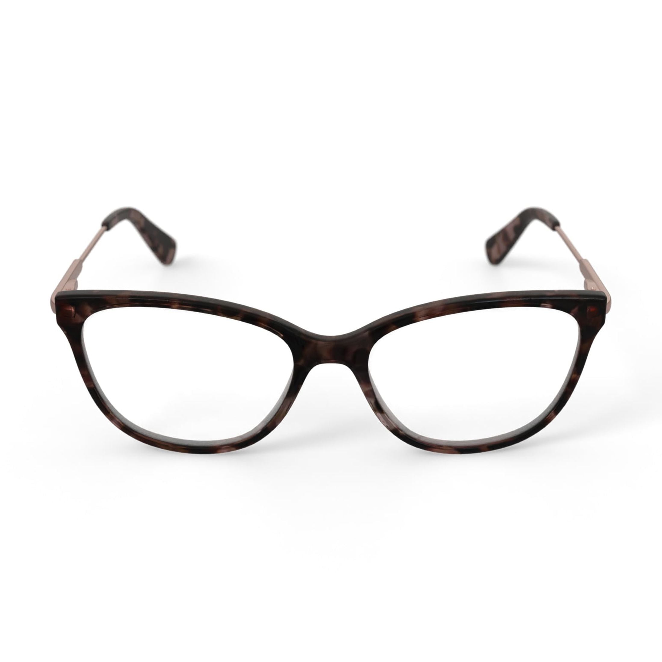 Kenneth Cole Women's KC0839-1 Square Prescription Eyeglasses with Case, Purple Tortoise