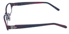 Womens Rectangle Red l Eyewear Frame J135 49mm