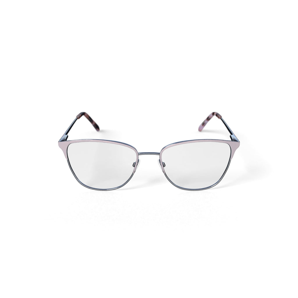 Flower Women's Sweet Pea Prescription Eyeglasses with Case, Nude