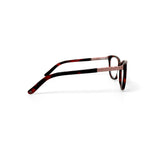 Women's HC269 Cat Eye Prescription Eyeglasses with Case, Brown Tortoise