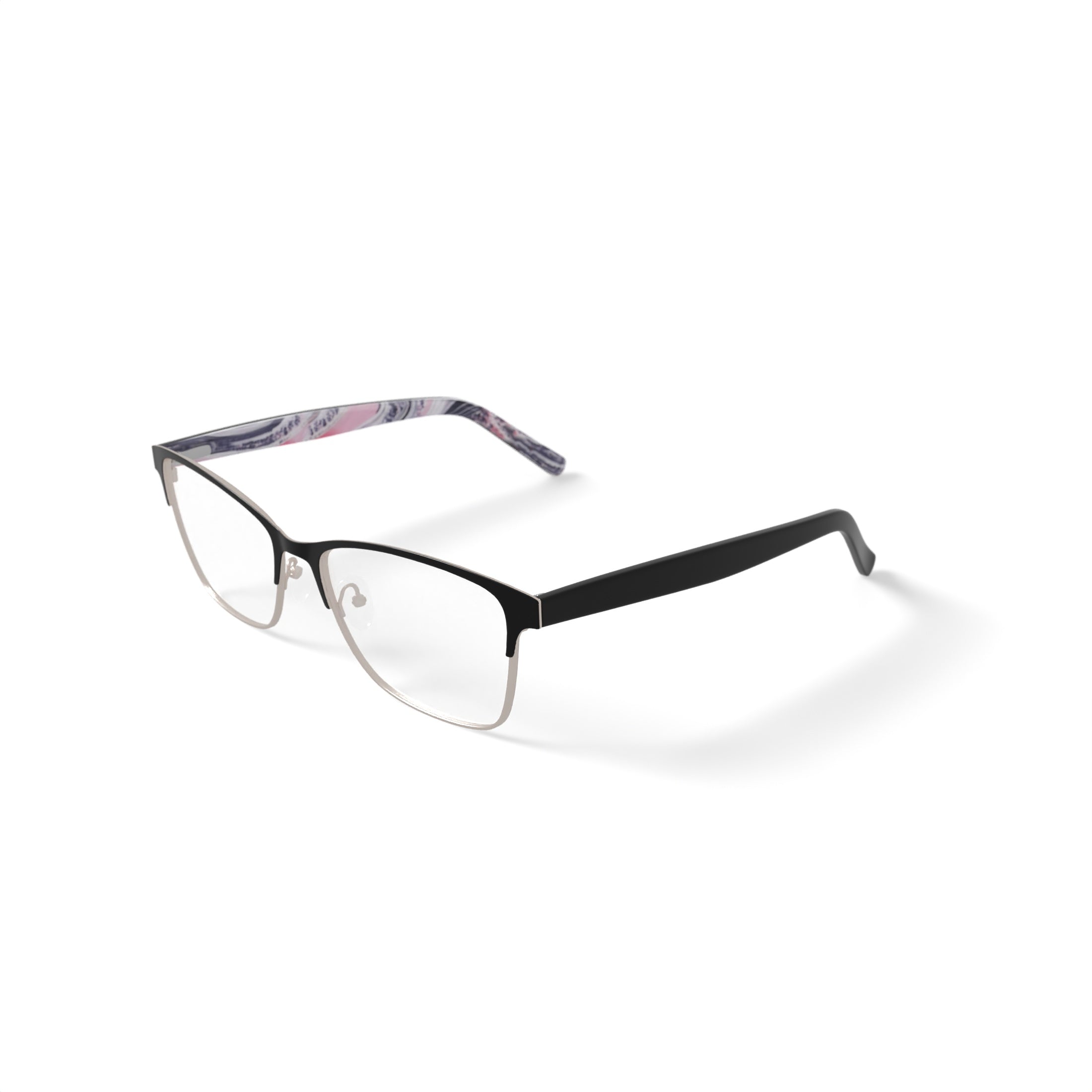 Alice&Frank Women's AF320 Cat Eye Prescription Eyeglasses with Case, Brown
