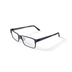 Mens HV705 Square Prescription Eyeglasses with Case, Navy