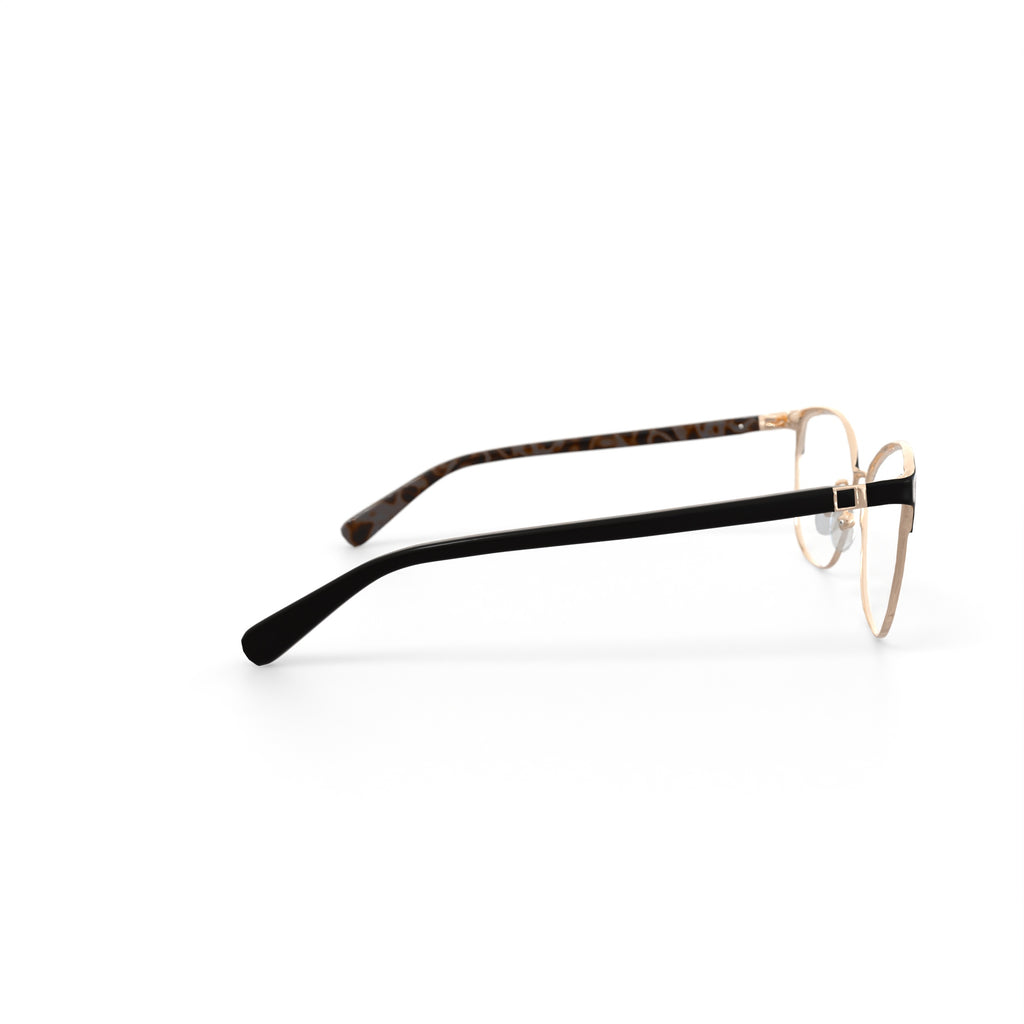 Kenneth Cole Women's KC0904-1 Browline Prescription Eyeglasses with Case, Black