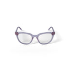 Women's Lucia Square Prescription Eyeglasses with Case, Pink Crystal