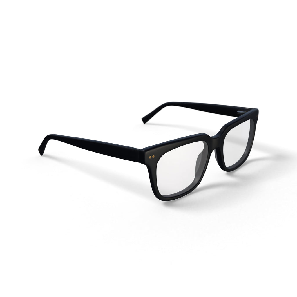 Reverb Men's RVMO5144 Prescription Eyeglasses with Case, Black