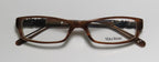 NEW VERA WANG V083 WOMENS/LADIES DESIGNER FULL-RIM SUN SUEDE FRAME DEMO LENSES 50-16-130 FLEXIBLE HINGES EYEGLASSES/EYE GLASSES