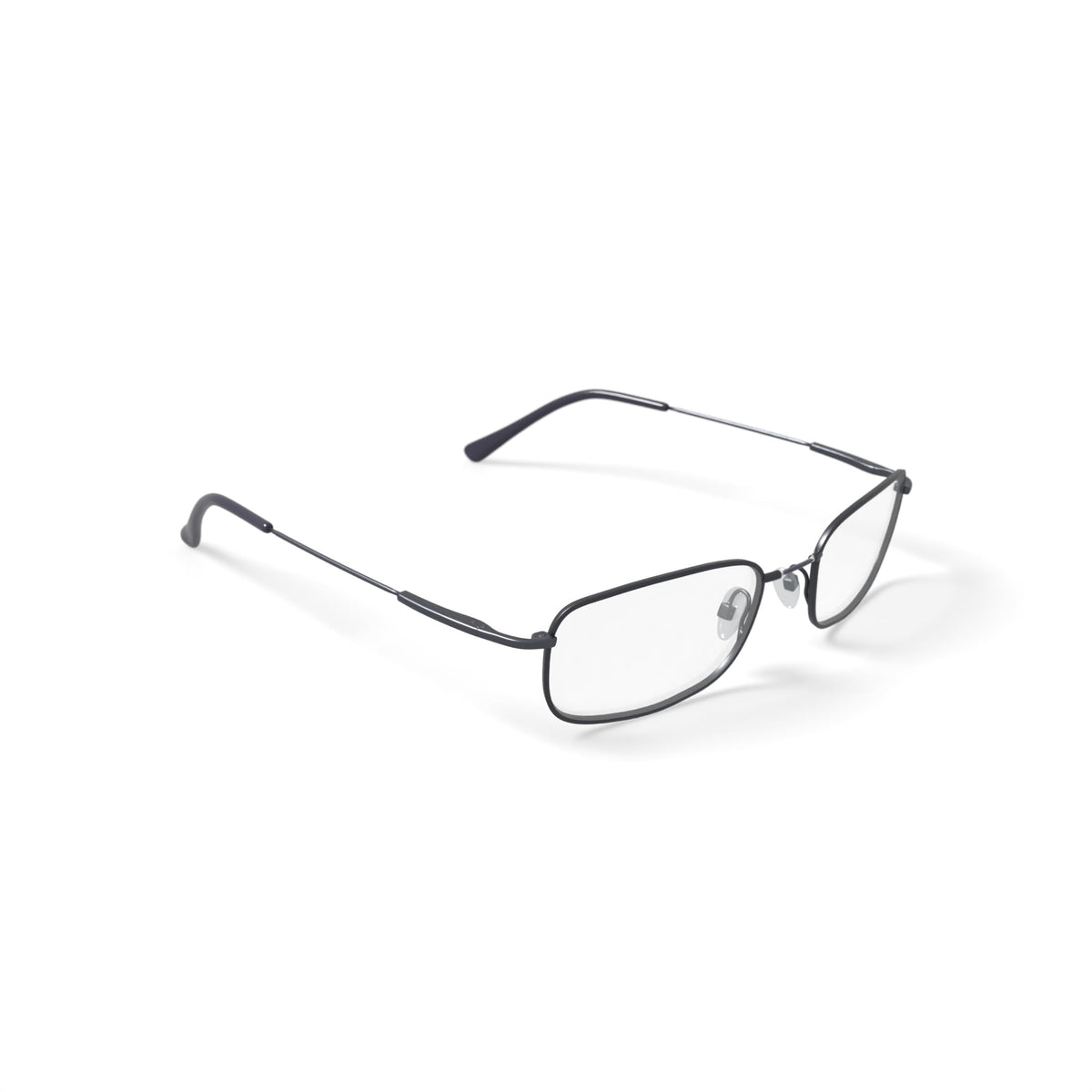 M+Flex Men's MF507 Rectangular Prescription Eyeglasses with Case, Gunmetal