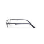 Men's EC316 Rectangular Prescription Eyeglasses with Case, Gray