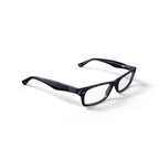  Women's Size 52 Square RB5206 Optics Prescription Eyeglasses with Case, Black On Transparent