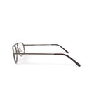 Men's ST169 Rectangular Prescription Eyeglasses with Case, Gunmetal
