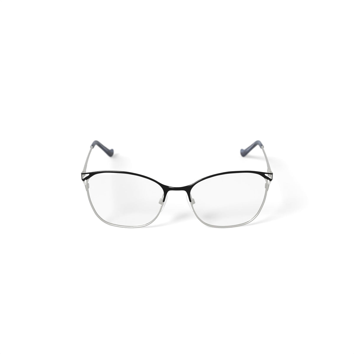 Women's WM200650-1 Oval Prescription Eyeglasses with Case, Navy