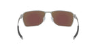 Oakley Men's Size 58 Rectangular Ejector Sunglasses, Satin Chrome/Prizm Sapphire