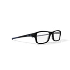Oakley Unisex Rectangular Chamfer Eyeglasses Satin Black 53mm