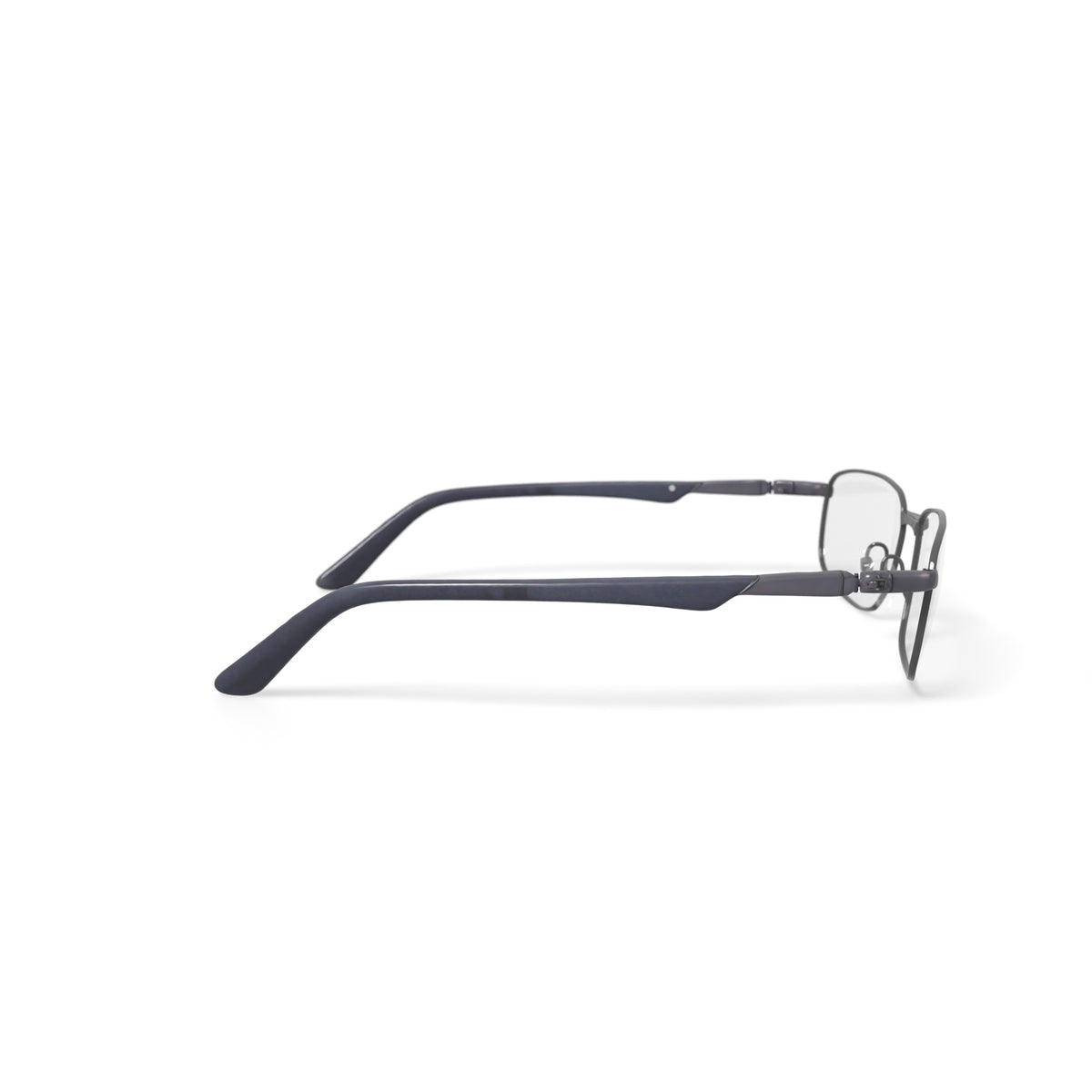Men's EC316 Rectangular Prescription Eyeglasses with Case, Gray