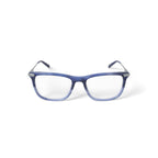 Men's MV011 Liam Square Prescription Eyeglasses with Case, Blue Gradient