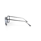 Women's Billie Round Prescription Eyeglasses with Case, Teal Tortoise