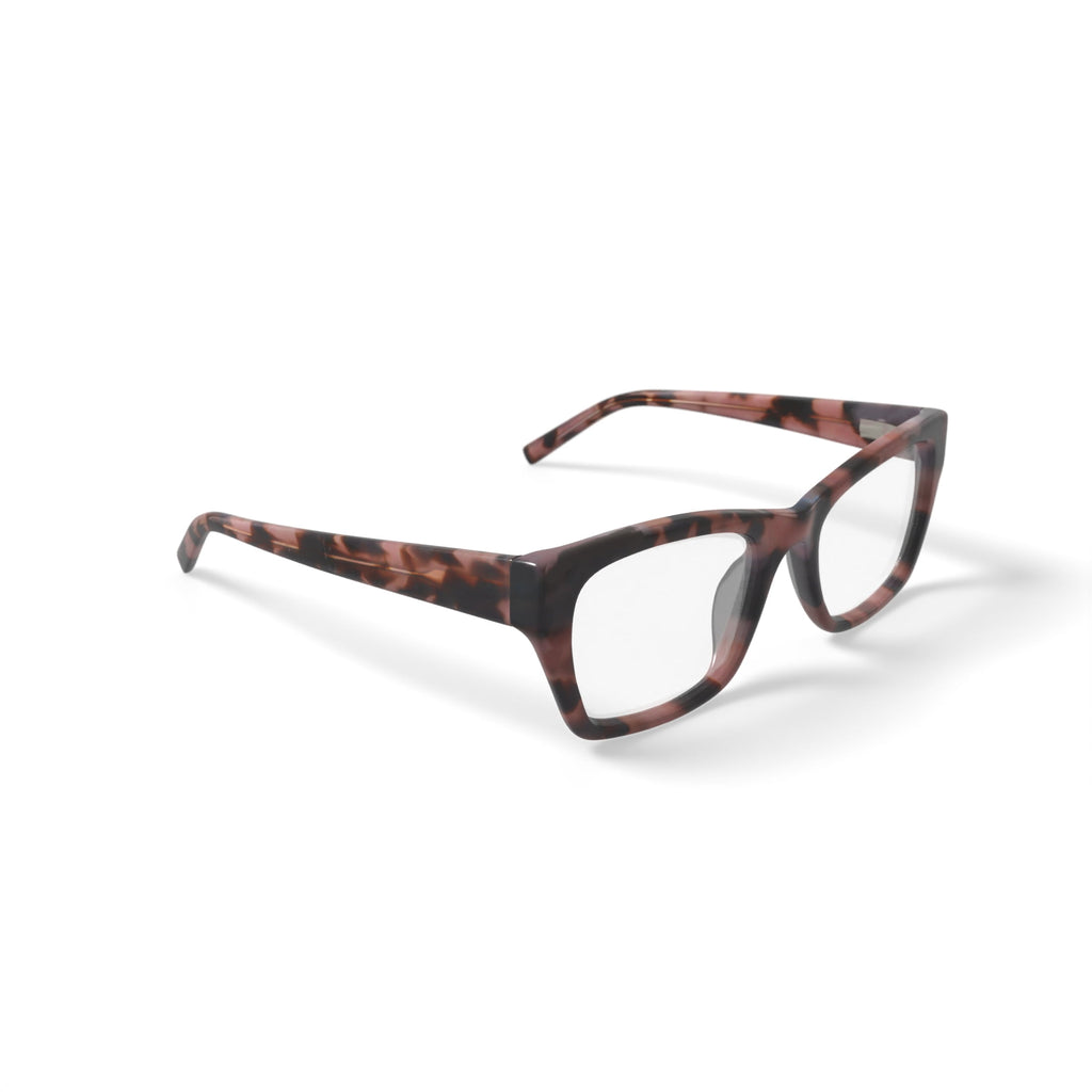 Women's DK5021 Prescription Eyeglasses with Case, Brown