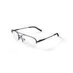 Men's Bashiri Square Prescription Eyeglasses with Case, Grey