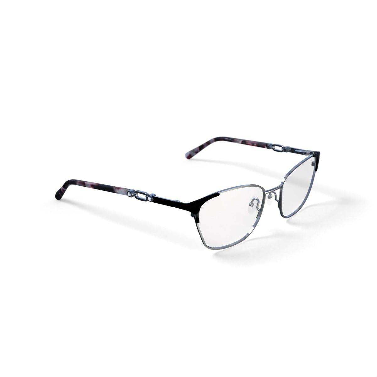 Flower Women's Petal Prescription Eyeglasses with Case, Gold