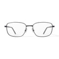 Men's Corporal Square Prescription Eyeglasses with Case, Gunmetal