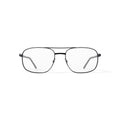 Men's Private Square Prescription Eyeglasses with Case, Gunmetal