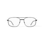 Men's Private Square Prescription Eyeglasses with Case, Gunmetal