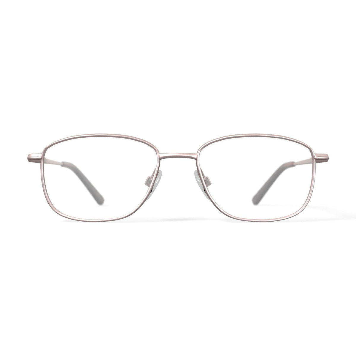 Men's Colonel Square Prescription Eyeglasses with Case, Gold